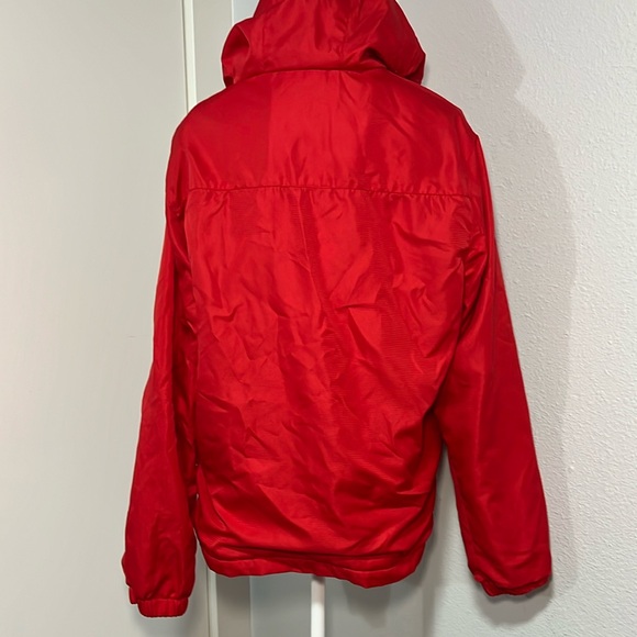 Reebok Red Windbreaker Jacket - Picture 3 of 8